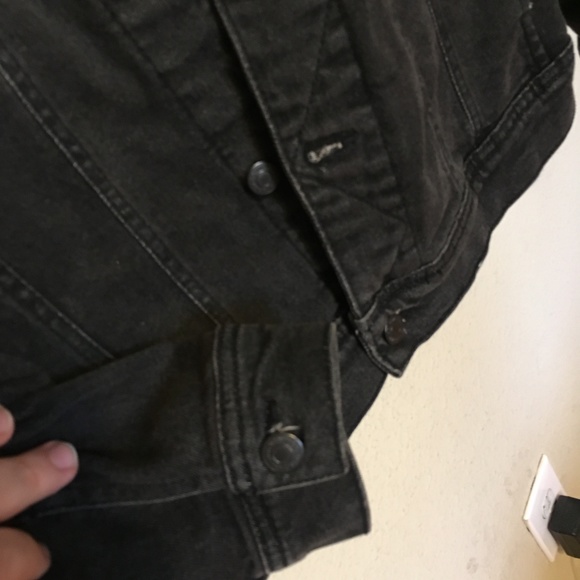 Zara Jackets & Coats Zara Mens Black Jean Jacket Xl Poshmark